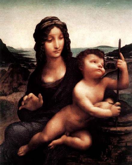 LEONARDO da Vinci Madonna with the Yarnwinder oil painting picture